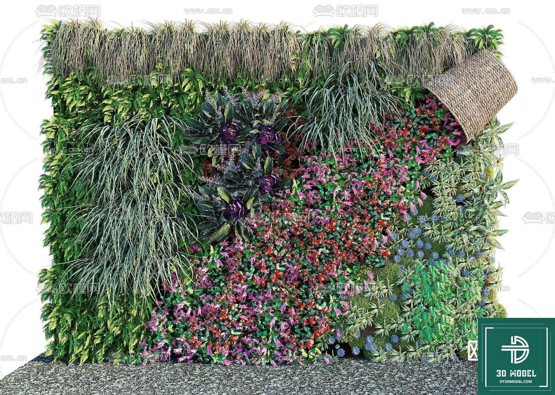 VERTICAL GARDEN – FITOWALL PLANT 3D MODEL – 112