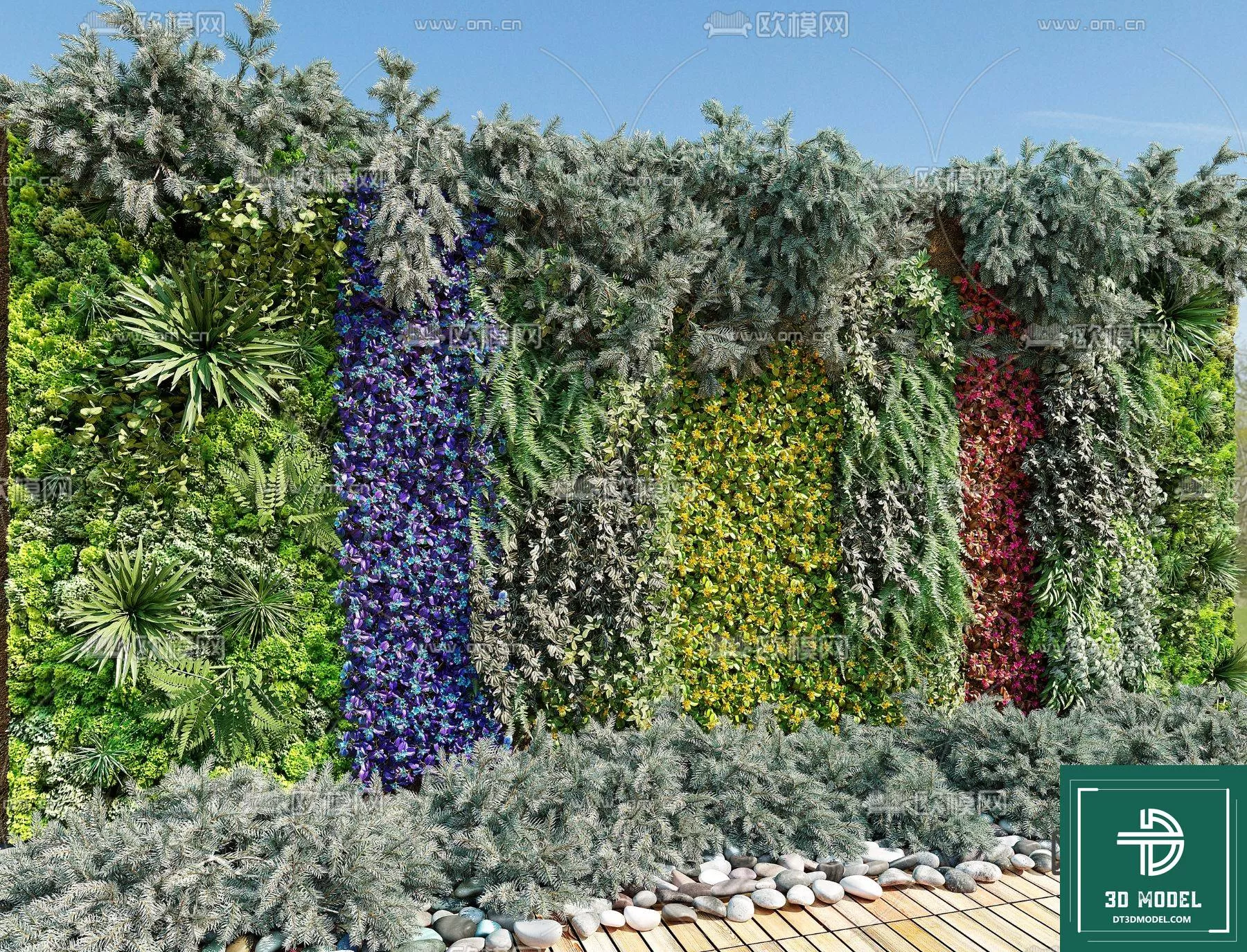 VERTICAL GARDEN – FITOWALL PLANT 3D MODEL – 113
