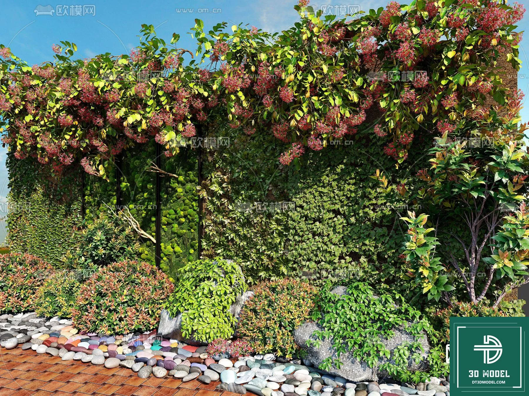 VERTICAL GARDEN – FITOWALL PLANT 3D MODEL – 118