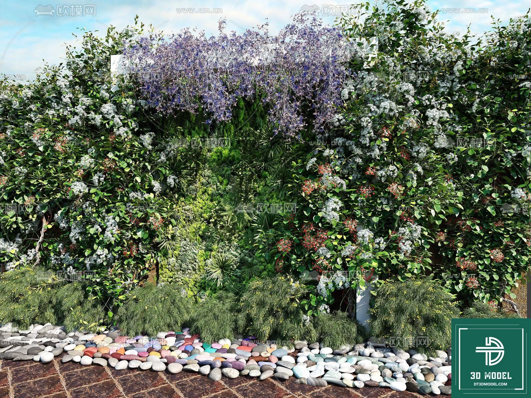 VERTICAL GARDEN – FITOWALL PLANT 3D MODEL – 120