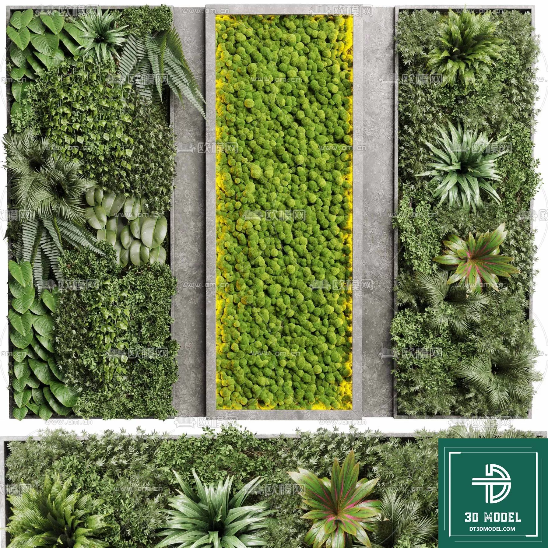 VERTICAL GARDEN – FITOWALL PLANT 3D MODEL – 129 VERTICAL GARDEN – FITOWALL PLANT 3D MODEL – 129