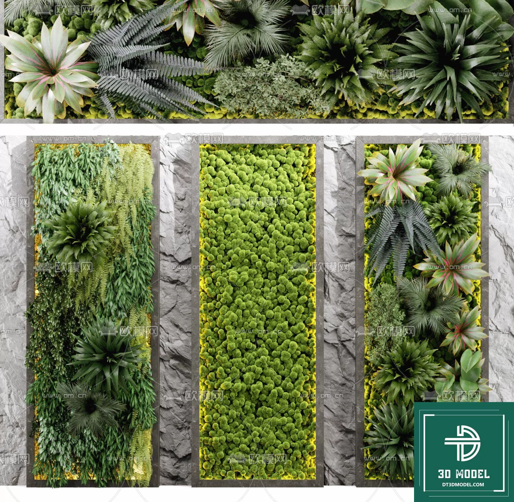 VERTICAL GARDEN – FITOWALL PLANT 3D MODEL – 131 VERTICAL GARDEN – FITOWALL PLANT 3D MODEL – 131