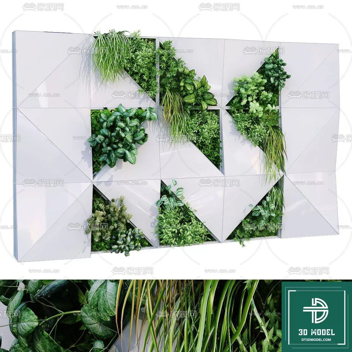 VERTICAL GARDEN – FITOWALL PLANT 3D MODEL – 150