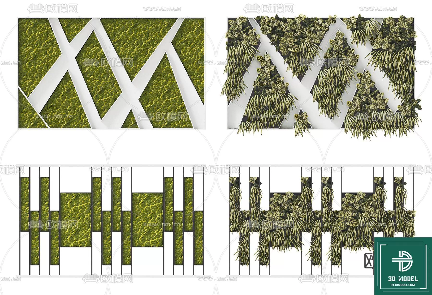 VERTICAL GARDEN – FITOWALL PLANT 3D MODEL – 154