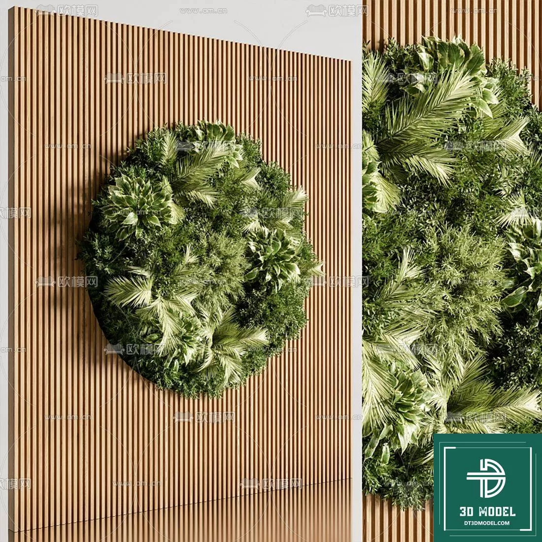 VERTICAL GARDEN – FITOWALL PLANT 3D MODEL – 159