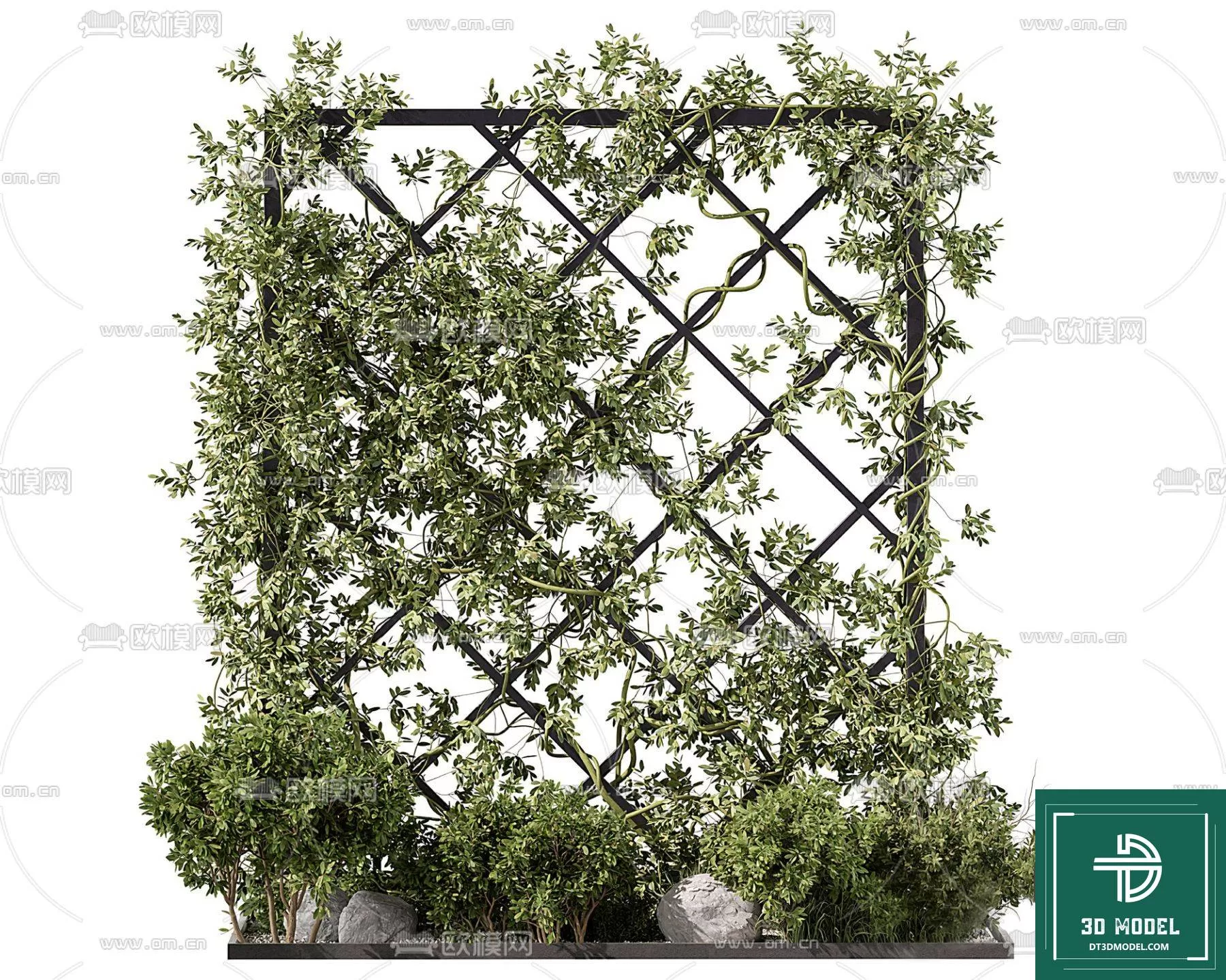 VERTICAL GARDEN – FITOWALL PLANT 3D MODEL – 172