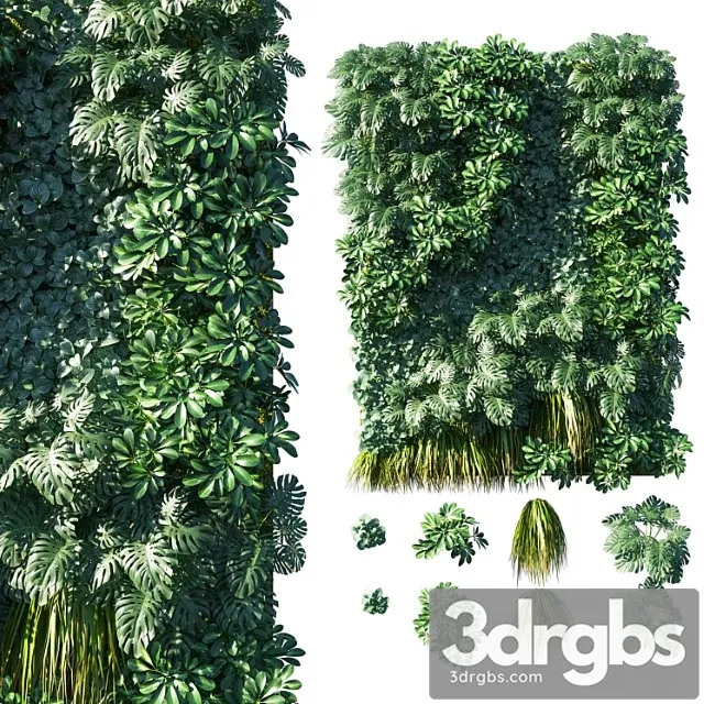 Vertical garden green wall 02 Vertical garden green wall 02