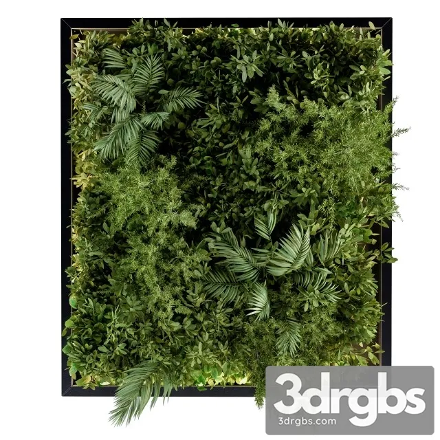 Vertical Garden Metal Frame 3D Model Download