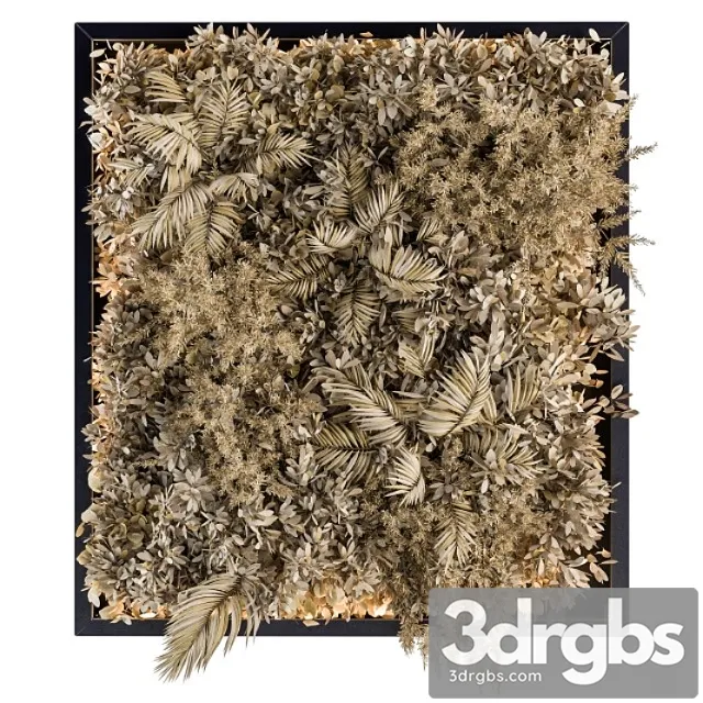 Vertical Garden Metal Frame Wall Decor 16 3D Model Download