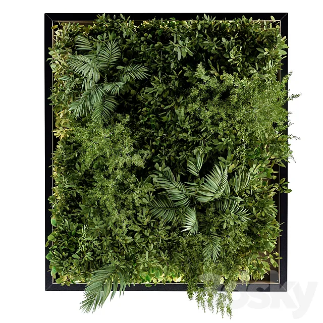 Vertical Garden Metal Frame – Wall Decor 3D Model Vertical Garden Metal Frame – Wall Decor 3D Model