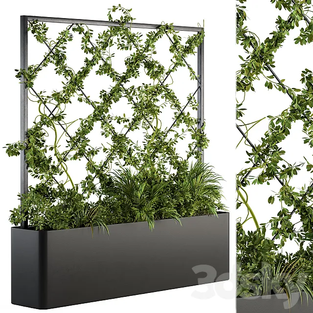 Vertical Garden – Outdoor Green Wall 39 3D Model Vertical Garden – Outdoor Green Wall 39 3D Model