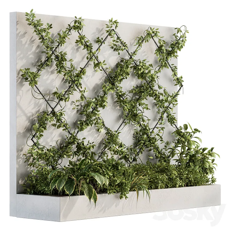 Vertical Garden – Wall Decor 24 3D Model Free Download Vertical Garden – Wall Decor 24 3D Model Free Download
