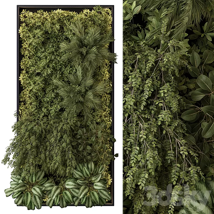 Vertical Garden – Wall Decor 59 3D Model Free Download Vertical Garden – Wall Decor 59 3D Model Free Download