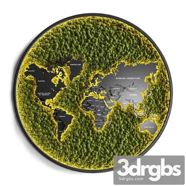 Vertical garden world map Vertical garden world map