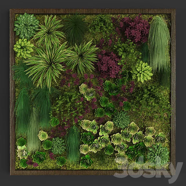 Vertical gardening 04 3D Model Vertical gardening 04 3D Model