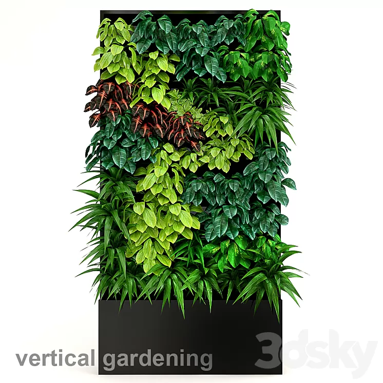 Vertical gardening 2 3D Model Vertical gardening 2 3D Model