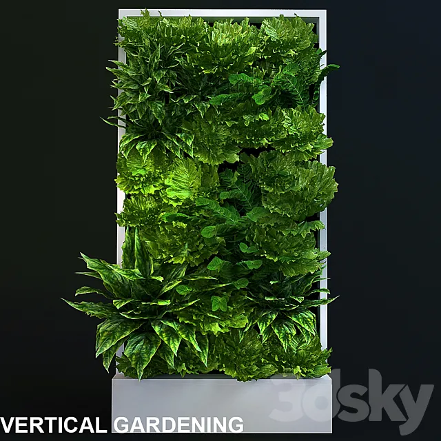 Vertical gardening 4 3D Model Vertical gardening 4 3D Model