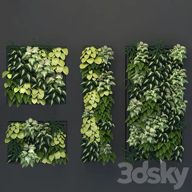 Vertical gardening_01 3DModel Vertical gardening_01 3DModel