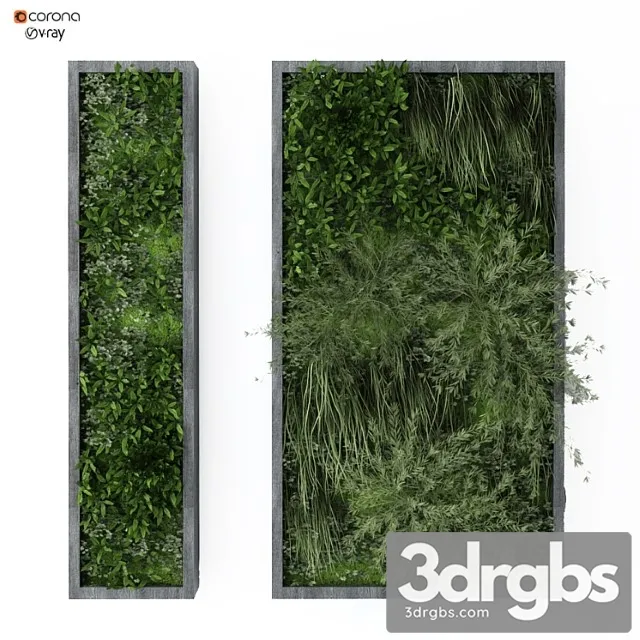 Vertical Plant 162 3D Model Download