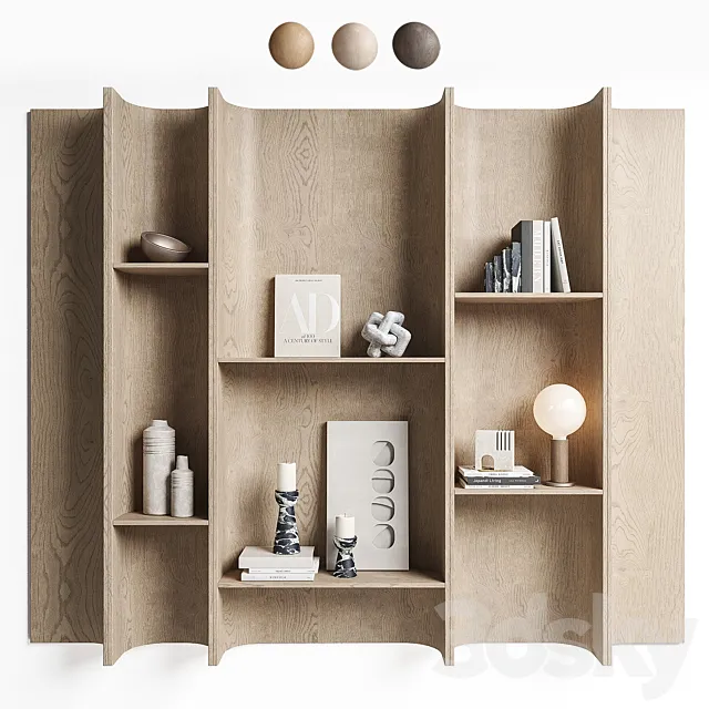 Vertical rack-shelf NG4 3DModel