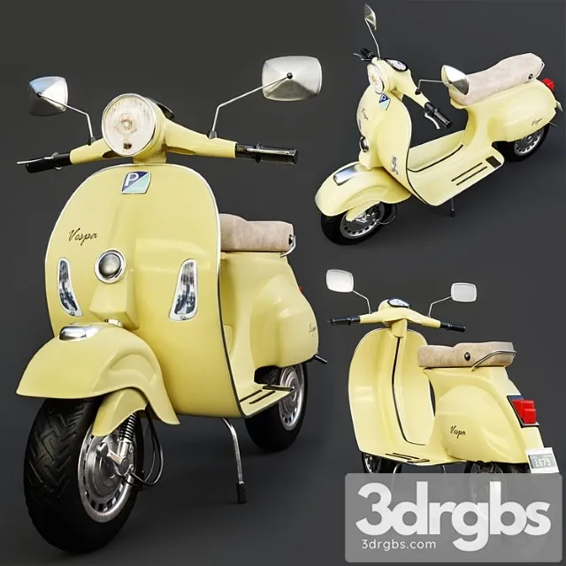 Vespa 01 3D Model Download