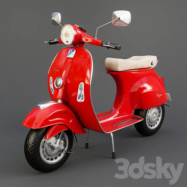 Vespa 3D Model