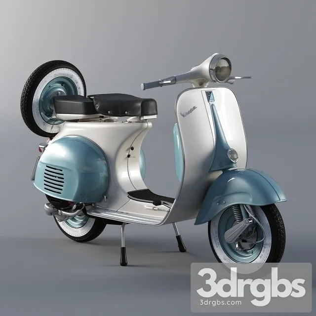 Vespa VNB 125 3D Model Download