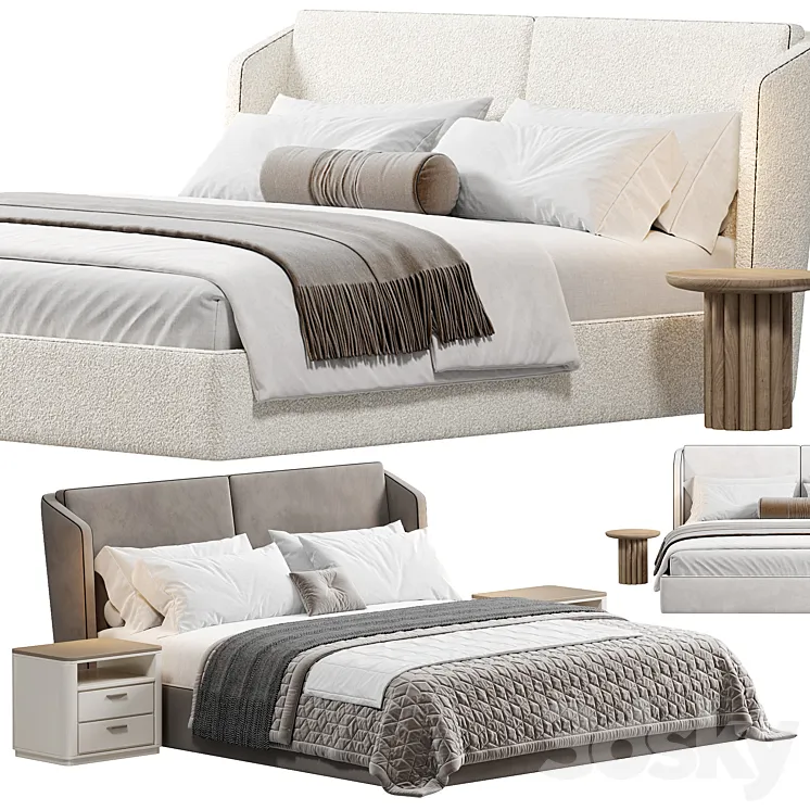 Vesta Bed by Thehighwall 3D Model Free Download