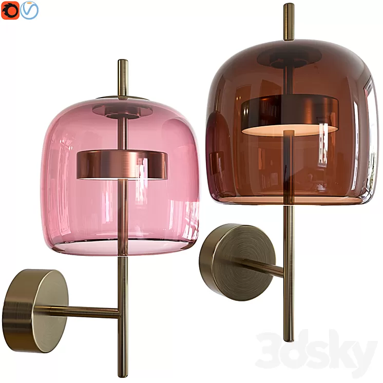 Vetreria Vistosi JUBE AP 3D Model Vetreria Vistosi JUBE AP 3D Model