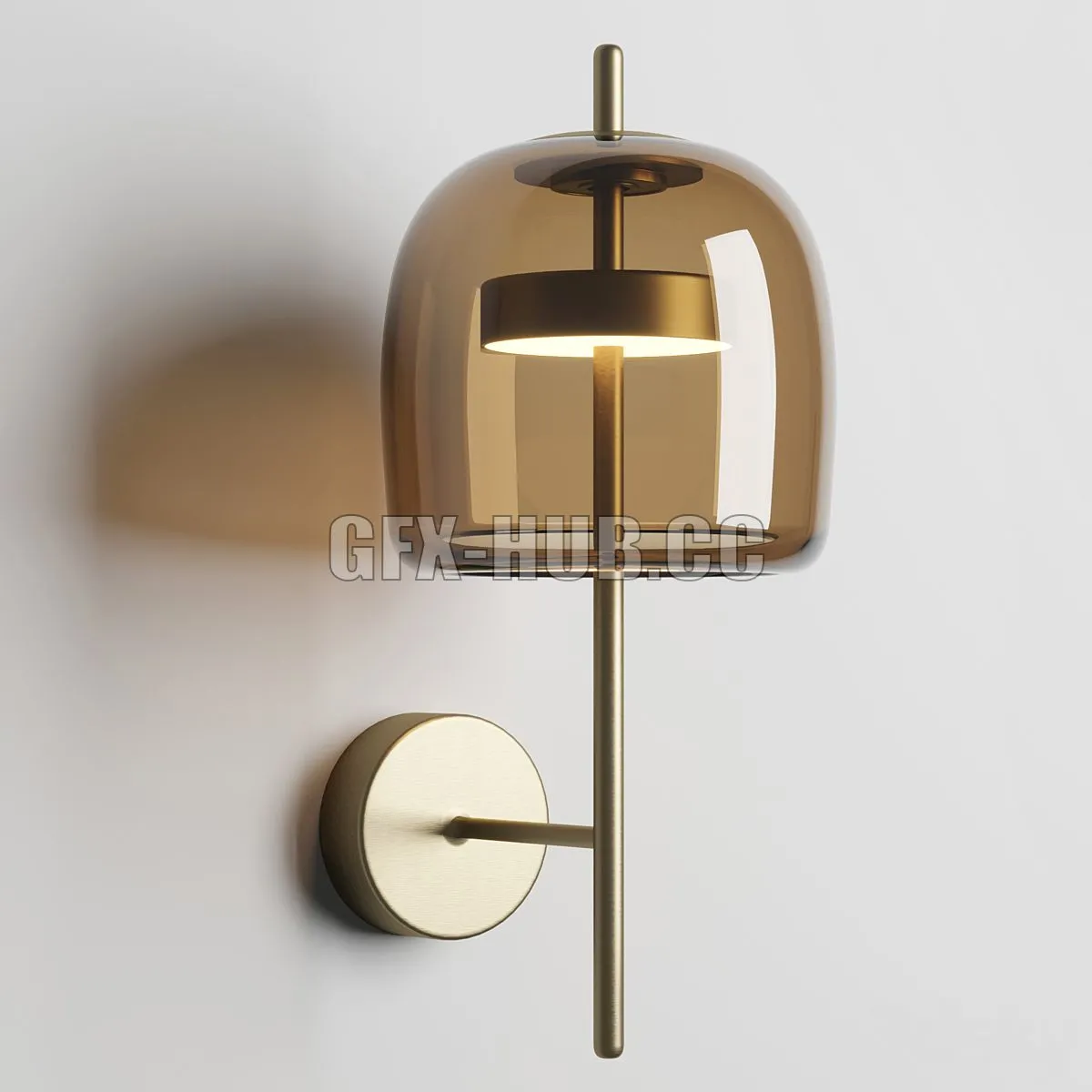 Vetreria Vistosi Jube Ap wall light 3D Model Vetreria Vistosi Jube Ap wall light 3D Model