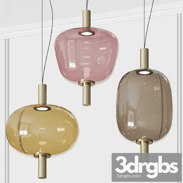 Vetreria Vistosi Riflesso Pendant Lamps 3D Model Download