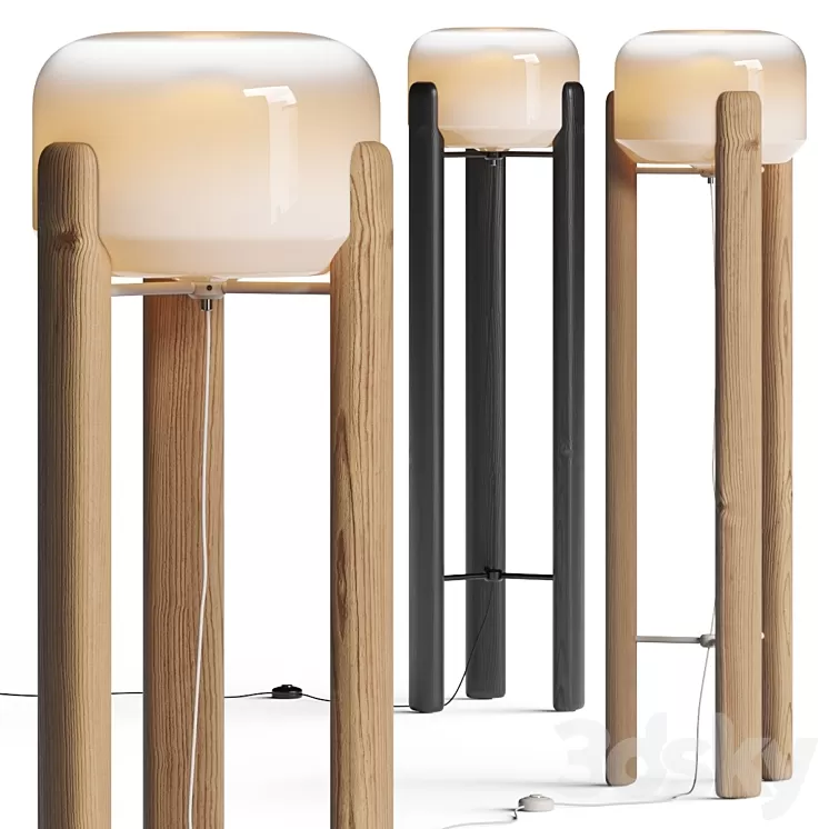 Vetreria Vistosi Sata PT Floor Lamps 3D Model