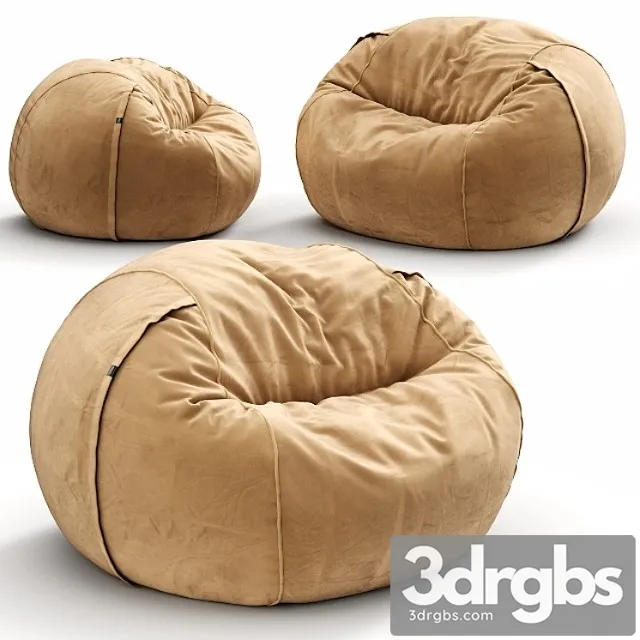 Vetsak Velvet Beanbag 1 3D Model Download