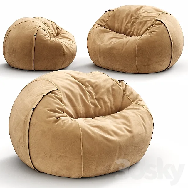 Vetsak VELVET BEANBAG 3DModel