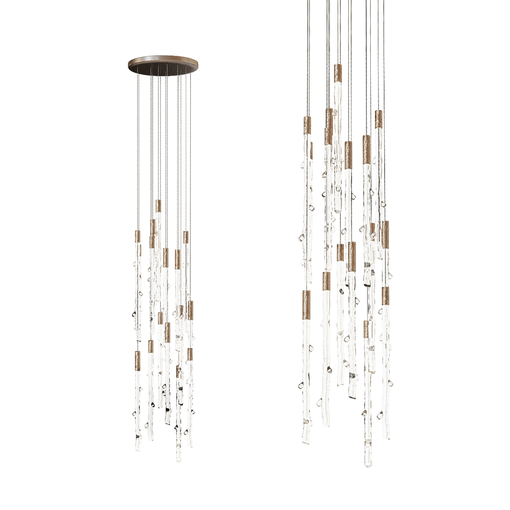 Vetvi – Chandelier Rhythm vertical 3D Model Vetvi – Chandelier Rhythm vertical 3D Model