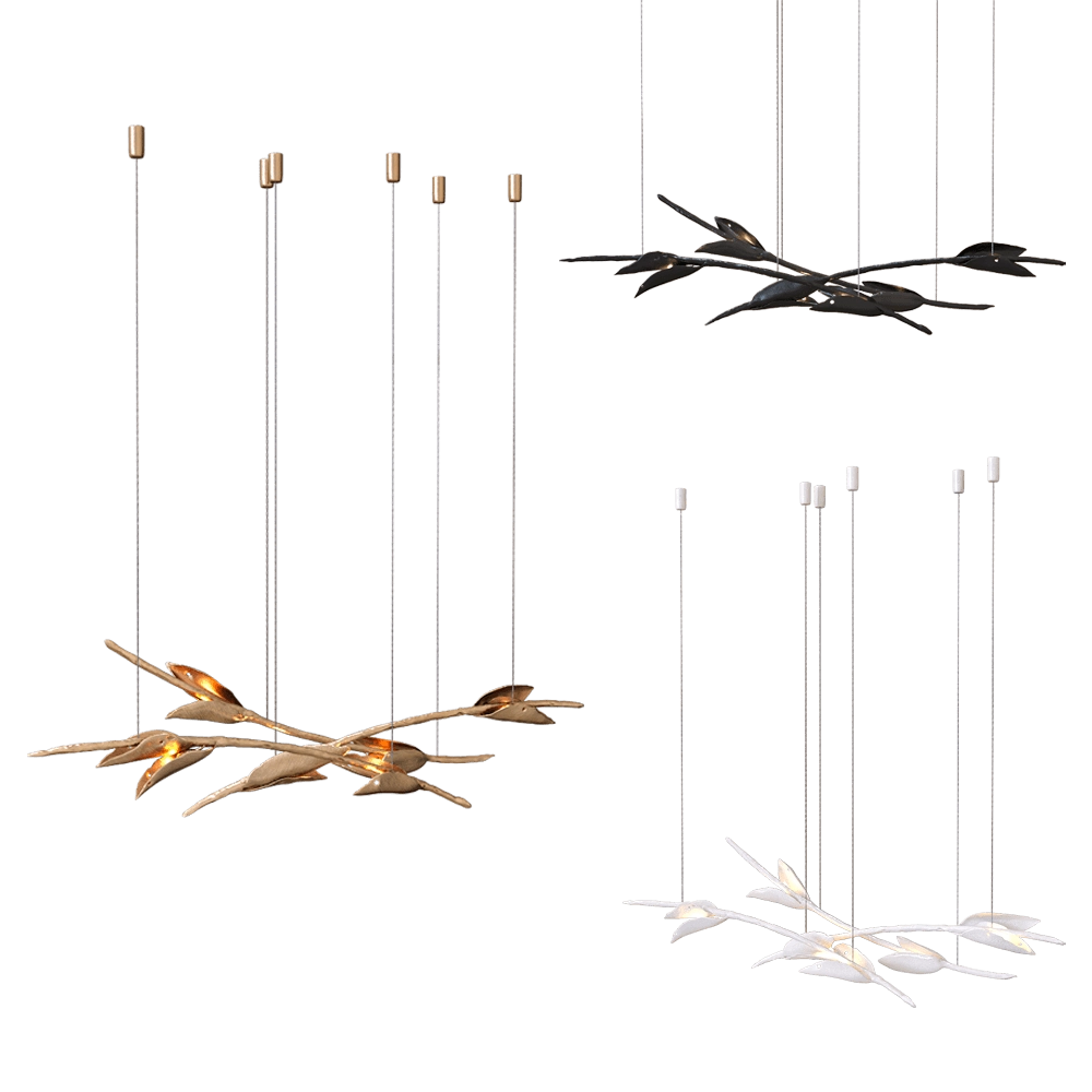 Vetvi – Chandelier Steam 3D Model Vetvi – Chandelier Steam 3D Model