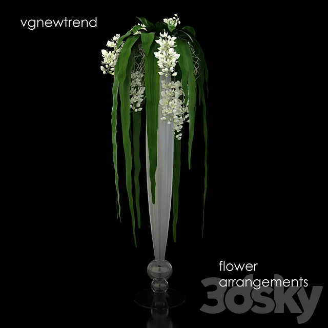 Vgnewtrend flower arrangements 3DModel Vgnewtrend flower arrangements 3DModel