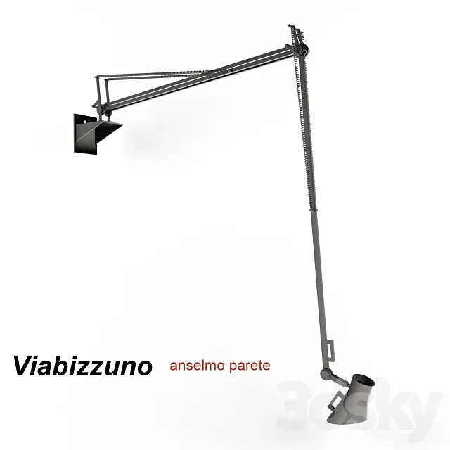 Viabizzuno-Anselmo parete 3DModel Viabizzuno-Anselmo parete 3DModel