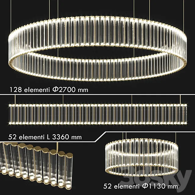 Viabizzuno Coppibartali by Mario Nanni 3D Model Viabizzuno Coppibartali by Mario Nanni 3D Model