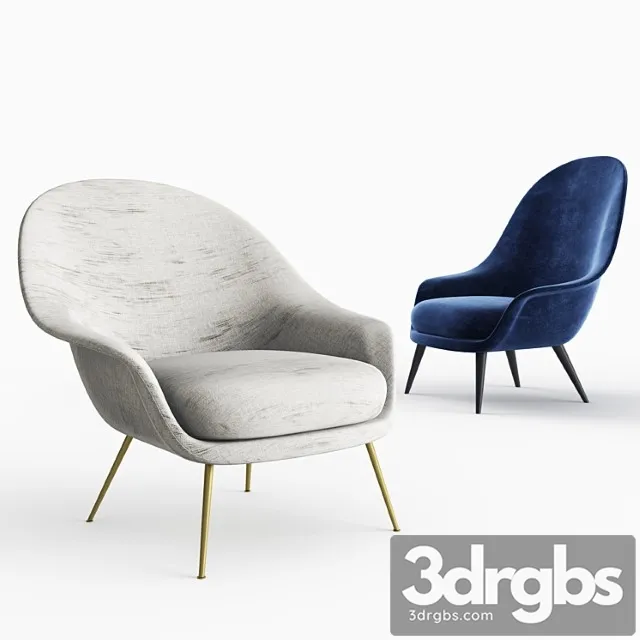 Viaduct bat lounge chair 3D Model Download Viaduct bat lounge chair 3D Model Download