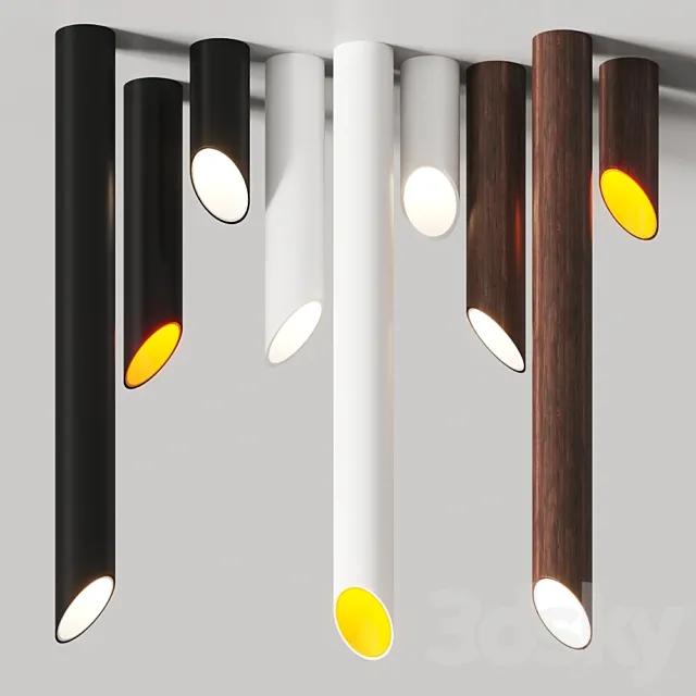 Vibia 45 Ceiling Lamps 3D Model