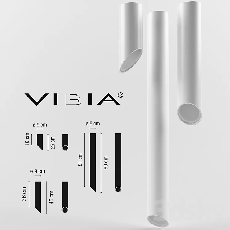 vibia 45º 3D Model vibia 45º 3D Model
