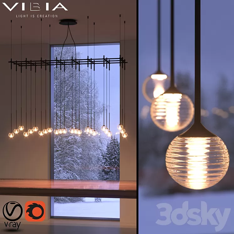 Vibia Algorithm 0875 3D Model