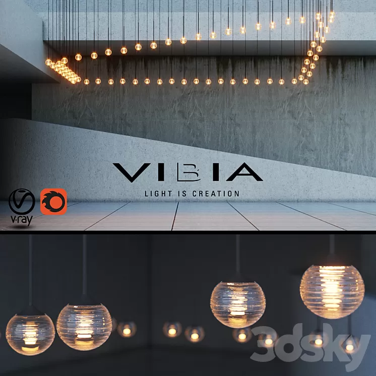 Vibia Algorithm 3D Model Vibia Algorithm 3D Model