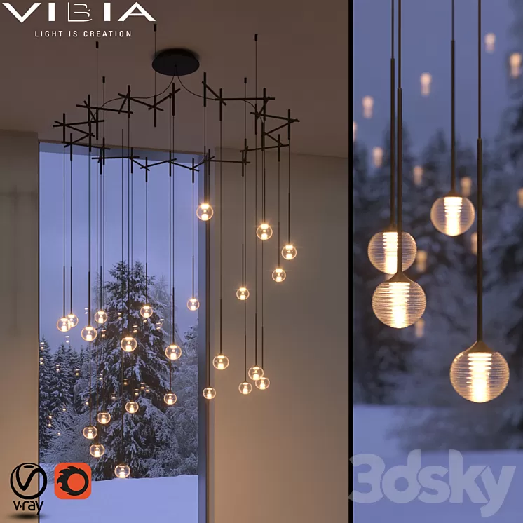 Vibia Algorithm 3D Model