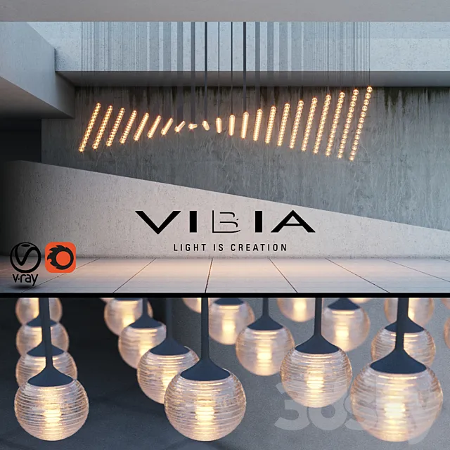 Vibia Algorithm 3DModel Vibia Algorithm 3DModel