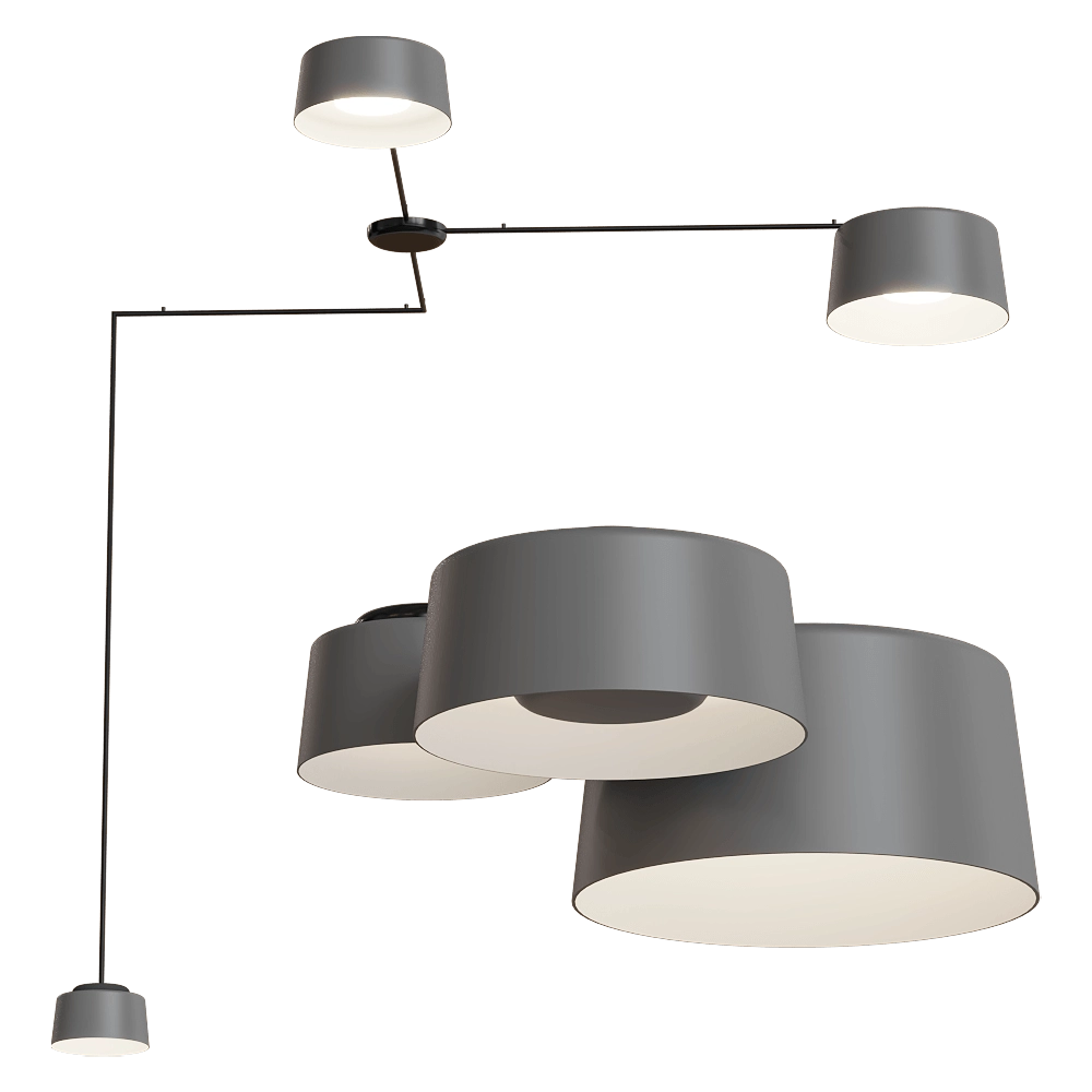 Vibia – Ceiling lamp Tube 3D Model Vibia – Ceiling lamp Tube 3D Model