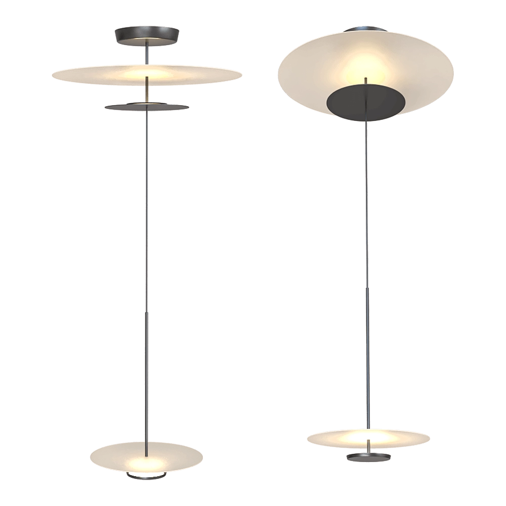 Vibia – Подвесной светильник Flat 5930 3D Model Vibia – Подвесной светильник Flat 5930 3D Model