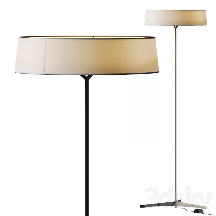 Vibia Dama 3230 Floor Lamp 3D Model Free Download - 3DSKY Decor Helper