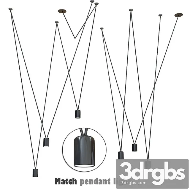 Vibia double match pendant light Vibia double match pendant light